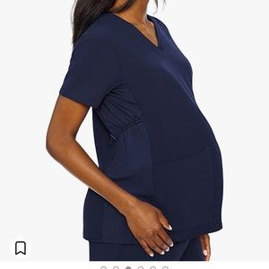 Med Couture maternity navy scrub set size small